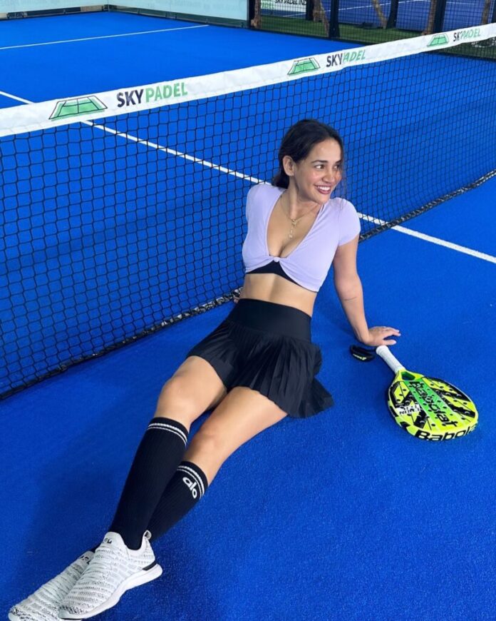 Aisha Sharma Serves Up Style on the Court! - Gulte