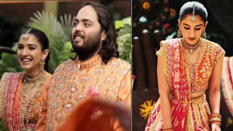 Anant Ambani, Radhika Merchant Wedding: అనంత్ అంబానీ, రాధిక మర్చంట్ పెళ్లి వేడుక.. మామేరు ఫంక్షన్‏లో అమ్మ నగలతో అందంగా రాధికా..