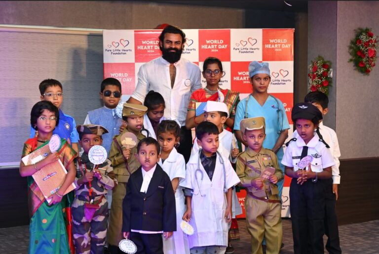 Supreme Hero Sai Durgha Tej Supports Pure Little Hearts Foundation, Donates Rs. 5 Lakh