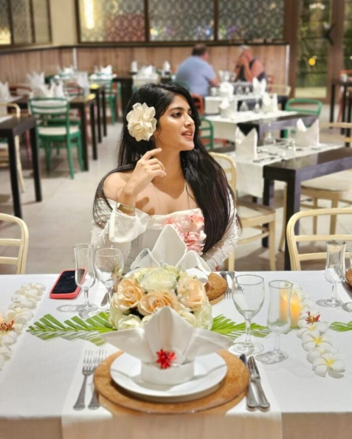 Newly Engaged Megha Akash Enjoys Sri Lankan Bliss - Gulte