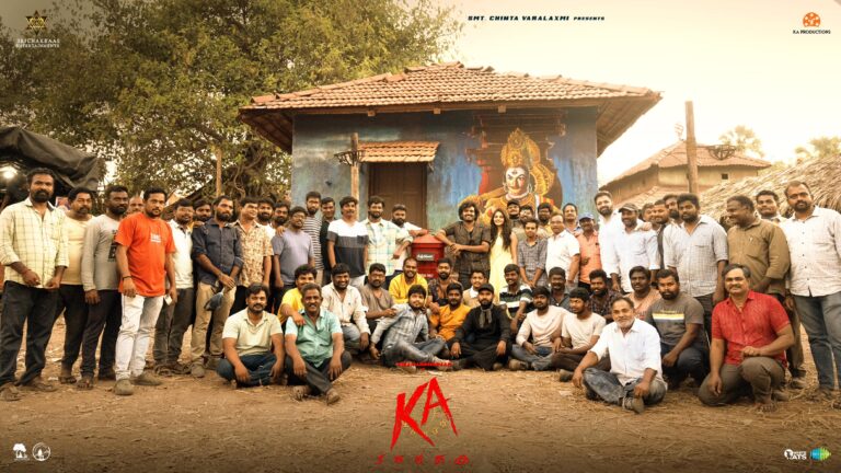 Kiran Abbavaram’s most Prestigious movie “KA” Shoot Wrapped Up