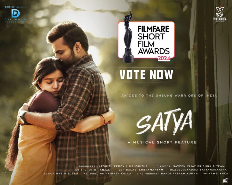 Vote For Supreme hero Sai Durgha Tej’s “Satya”, Reason is Here