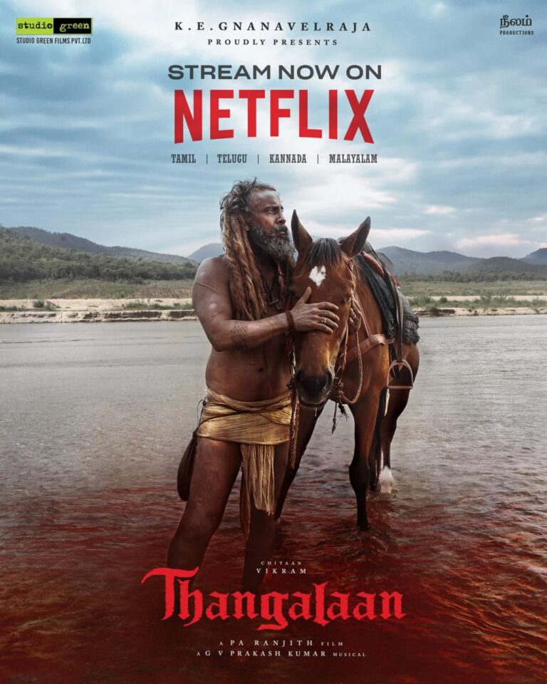 Chiyaan Vikram’s “Thangalaan” streaming on Netflix