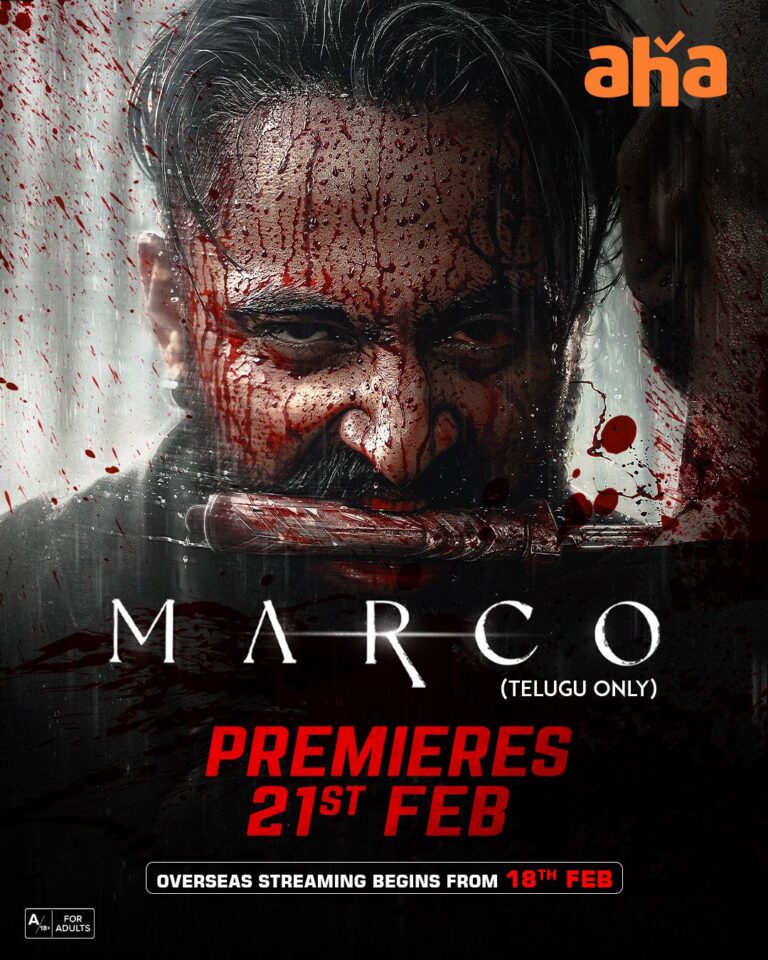 Watch sensational Action Thriller “Marco” on Aha from Feb 21st