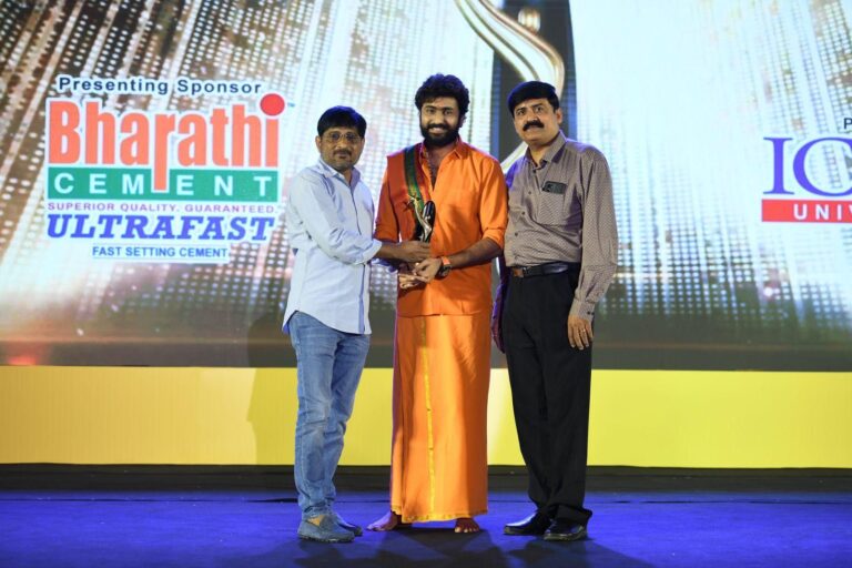 Young Hero Dharma Wins Best Debut Actor Award for “Drinker Sai” at Sakshi Excellence Awards 2024