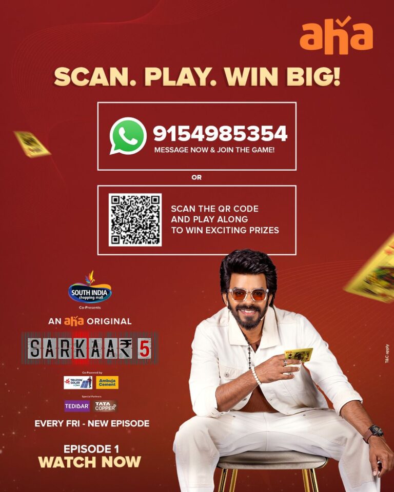 Dont miss Sudigali Sudheer’s ‘Sarkaar Season 5’, Now Streaming on aha OTT